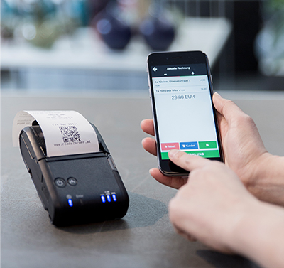 Registrierkasse am Handy A1